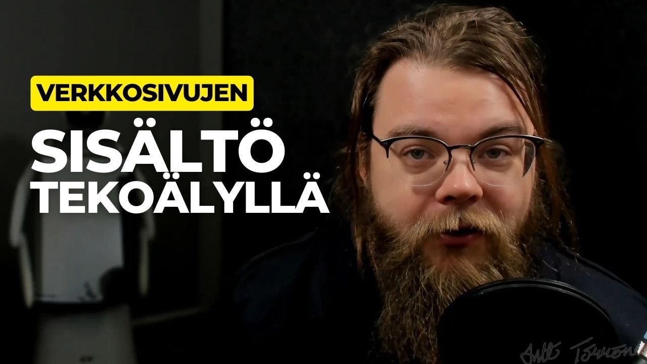 Verkkosivujen tekeminen tekoälyavusteisesti